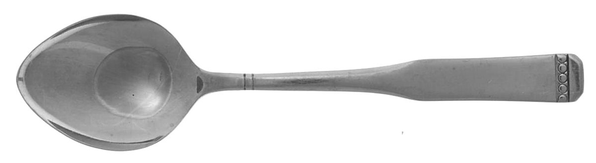 Norwegian Wood (Stainless) Sugar Spoon by Oneida Silver-1