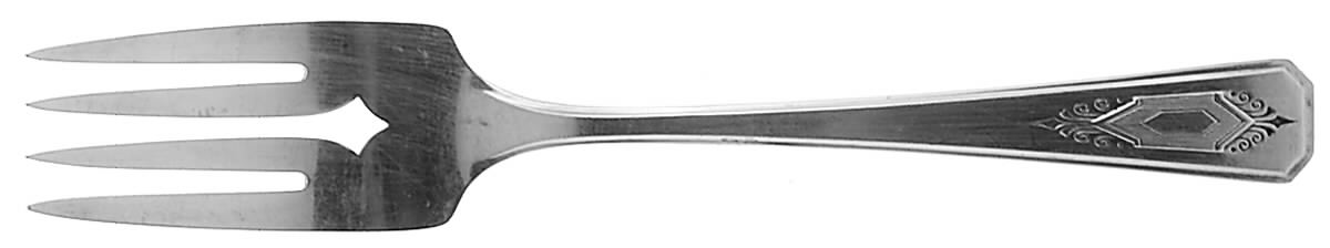 Nuart (Silverplate, 1932) Individual Salad Fork by Oneida Silver-1