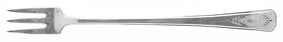 Nuart (Silverplate, 1932) Cocktail/Seafood Fork by Oneida Silver-1