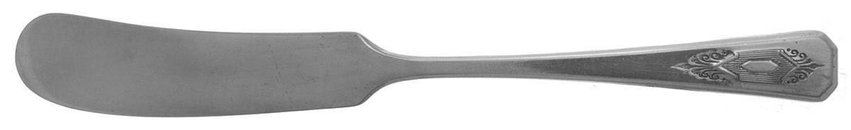 Nuart (Silverplate, 1932) Flat Handle Butter Spreader by Oneida Silver-1