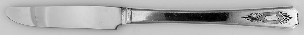 Nuart (Silverplate, 1932) New French Hollow Grille Knife by Oneida Silver-1