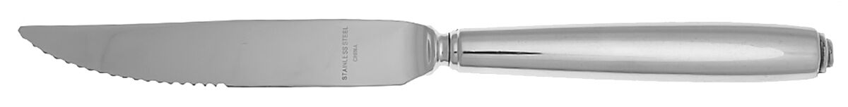 Obelus (Stainless) Steak Knife Individual Hollow, Serrate HC by Oneida Silver-1