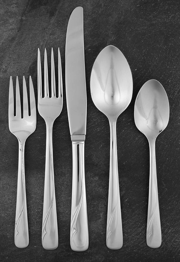 Oceanic (Stainless) 40 Piece Estate Set by Oneida Silver-1