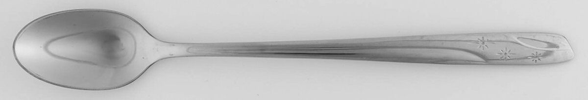 Starlet (Stainless) Iced Tea Spoon by Oneida Silver-1