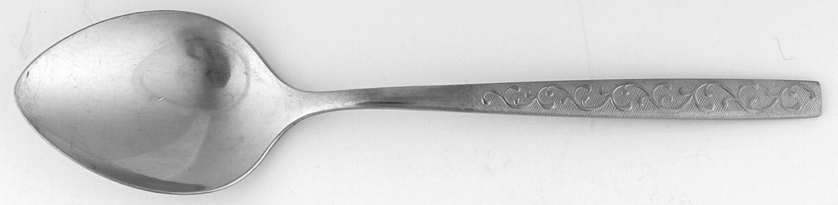 Senorita (STAINLESS) Place/Oval Soup Spoon by Oneida Silver-1