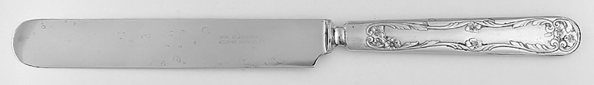 Ohs124 (Silverplate, Nickel Silver) New French Solid Knife by Oneida Silver-1