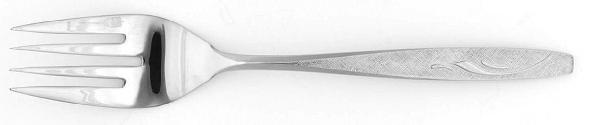 OHS125 (STAINLESS) Medium Solid Cold Meat Serving Fork by Oneida Silver-1