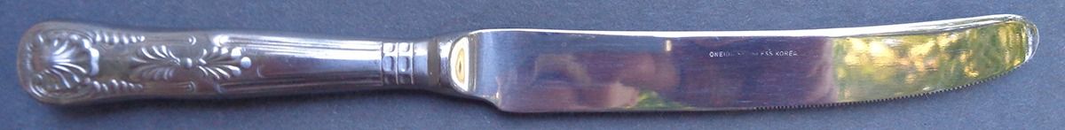 Kings (Stainless) New French Solid Knife by Oneida Silver-1