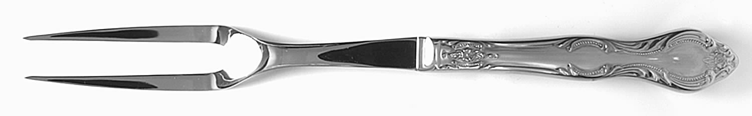 OHS128 (Stainless) Large Stainless-Prong Roast Carving Fork by Oneida Silver-1