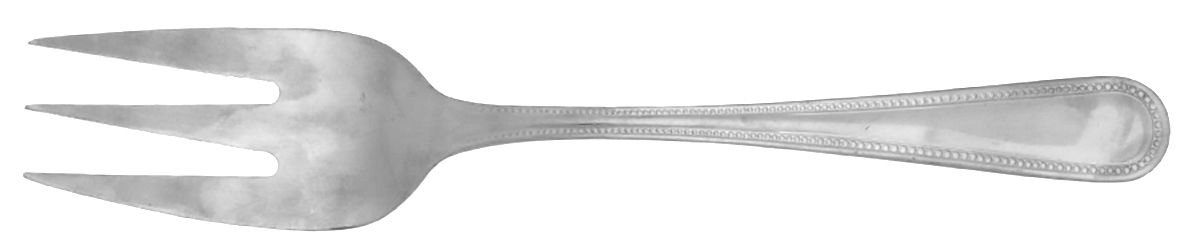 OHS134 (STAINLESS) Medium Solid Cold Meat Serving Fork by Oneida Silver-1