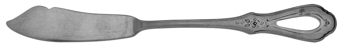 OHS135 (STAINLESS) Flat Handle Master Butter Knife by Oneida Silver-1