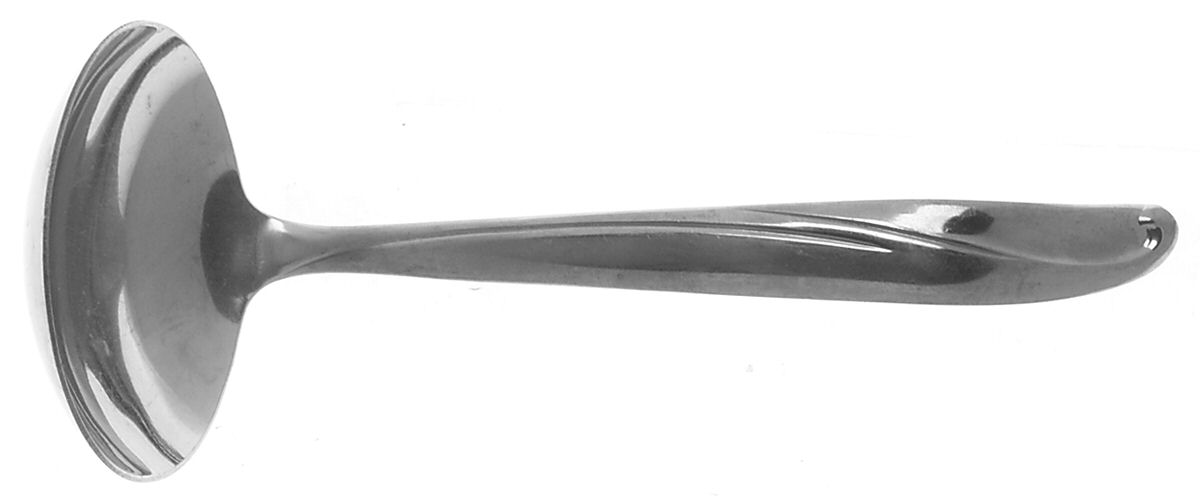 OHS29S (STAINLS) Solid Gravy Ladle by Oneida Silver-1
