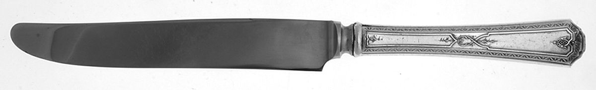 OHS48 (SILVERPLATE) New French Hollow Knife with Bolster by Oneida Silver-1