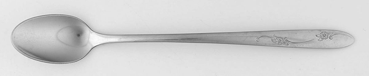 OHS49 (STAINLESS) Iced Tea Spoon by Oneida Silver-1