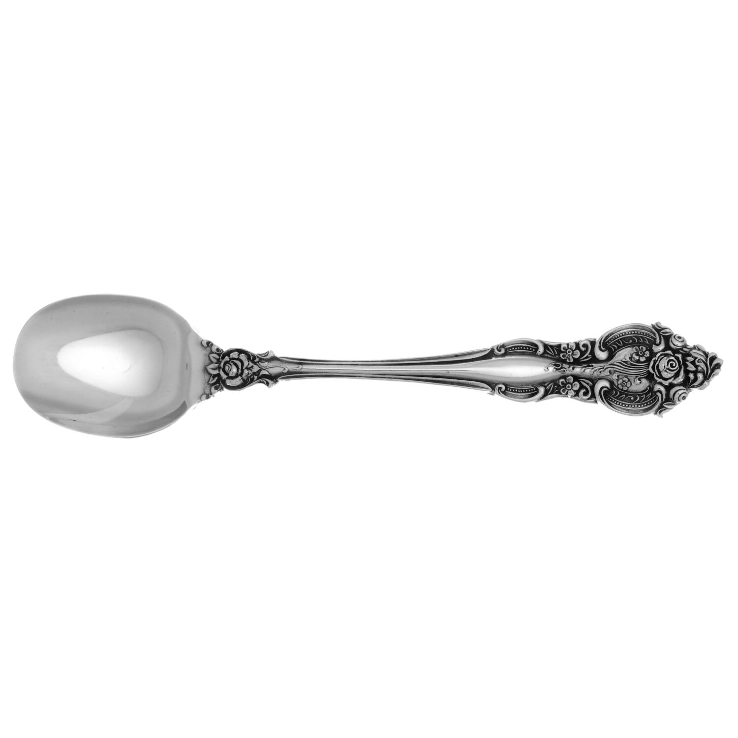 OHS64 (STAINLESS) Round Bowl Soup Spoon (Cream Soup) HC by Oneida Silver-1