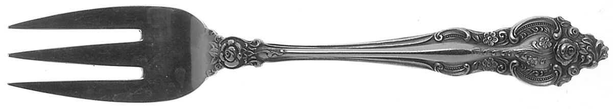 OHS64 (STAINLESS) Medium Solid Cold Meat Serving Fork by Oneida Silver-1