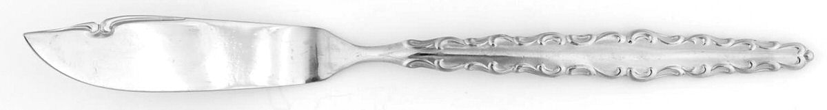 Dardanella (Stainless) Flat Handle Master Butter Knife by Oneida Silver-1
