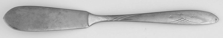 OHS9 (Stainless) Flat Handle Master Butter Knife by Oneida Silver-1