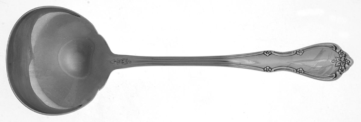 OHS95 (STAINLESS) Solid Gravy Ladle by Oneida Silver-1