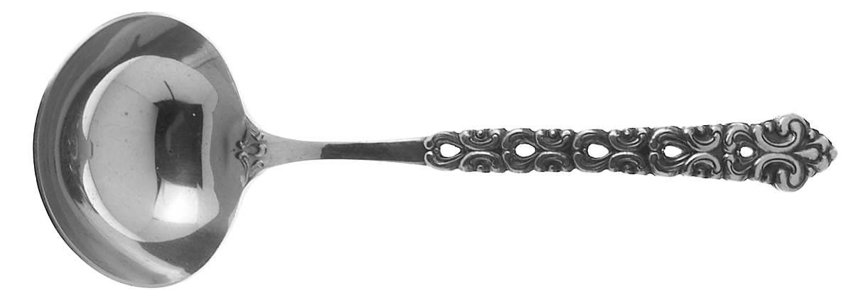 Old Baroque (Stainless) Solid Gravy Ladle by Oneida Silver-1