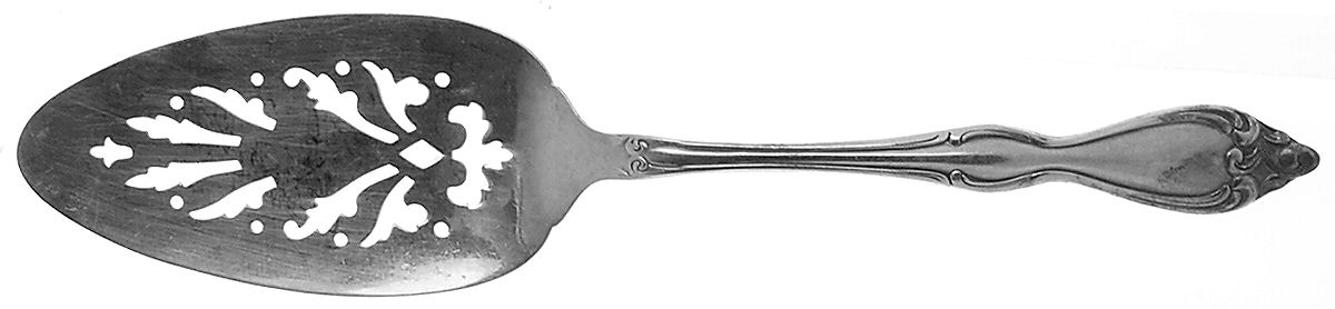 Old South II (Silverplate, 1949) Solid Pierced Pie Server by Oneida Silver-1