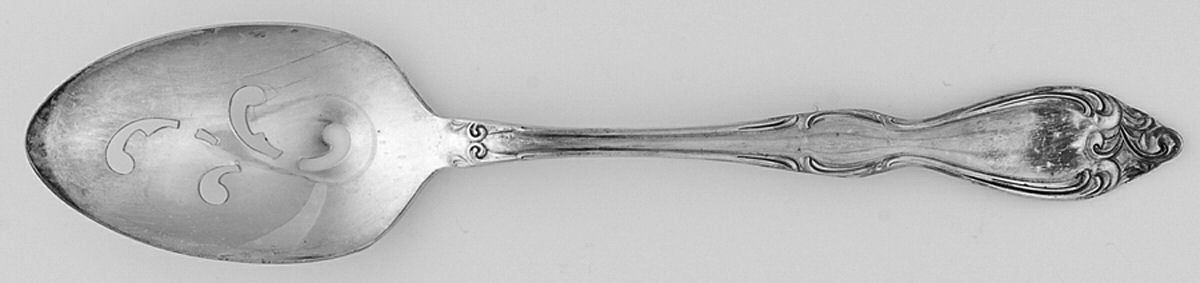 Old South II (Silverplate, 1949) Pierced Tablespoon (Serving Spoon) by Oneida Silver-1