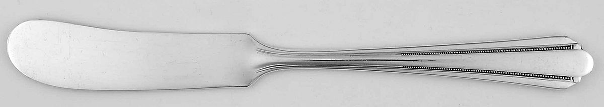 Olympia (Silverplate, 1932) Flat Handle Butter Spreader by Oneida Silver-1