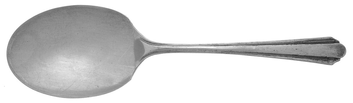 Olympia (Silverplate, 1932) Solid Smooth Casserole Spoon by Oneida Silver-1