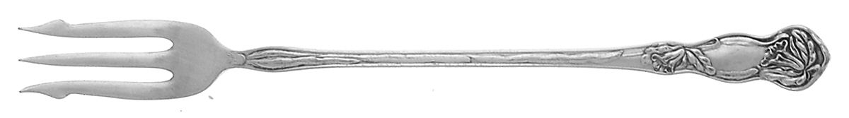 Orchid (Silverplate, 1903) Short Handle Pickle/Olive Fork by Oneida Silver-1