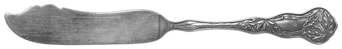 Orchid (Silverplate, 1903) Flat Handle Master Butter Knife by Oneida Silver-1