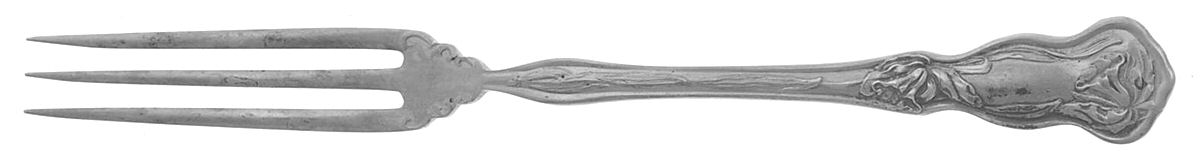 Orchid (Silverplate, 1903) Individual Berry Fork by Oneida Silver-1