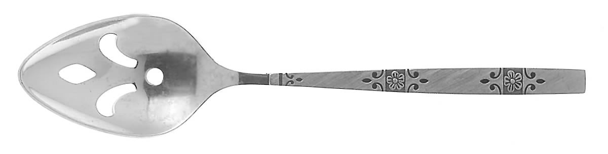 Orlando (Stainless) Pierced Tablespoon (Serving Spoon) by Oneida Silver-1