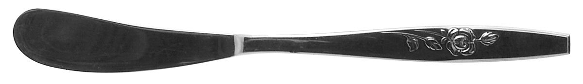 Our Rose (Stainless) Flat Handle Master Butter Knife by Oneida Silver-1