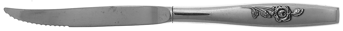 Our Rose (Stainless) Individual Steak Knife Hollow Handle by Oneida Silver-1