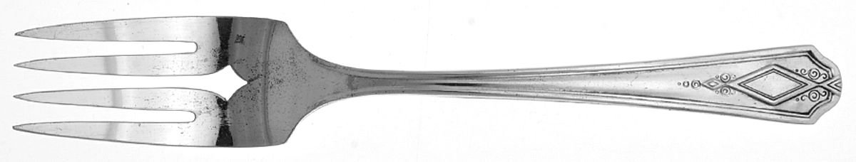 Oxford (Silverplate, 1931) Individual Salad Fork by Oneida Silver-1