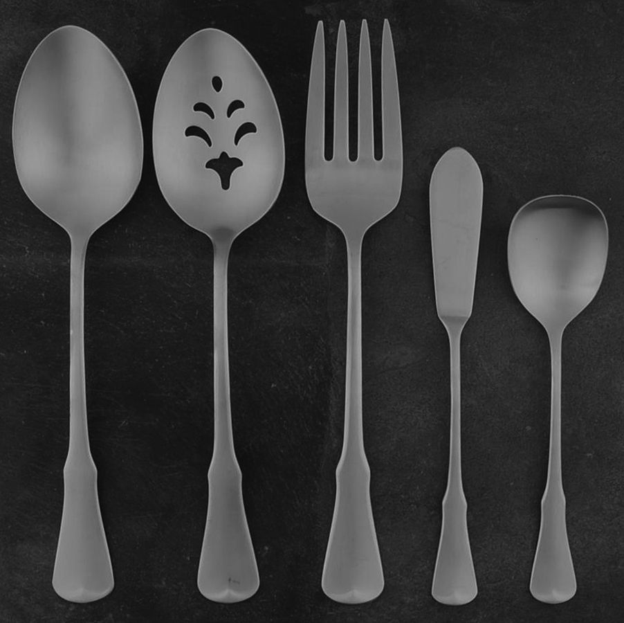 Patrick Henry (Stainless) 5 Piece Hostess Set by Oneida Silver-1