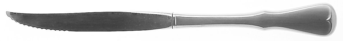 Patrick Henry (Stainless) Individual Steak Knife Hollow Handle Serrate Blade by Oneida Silver-1