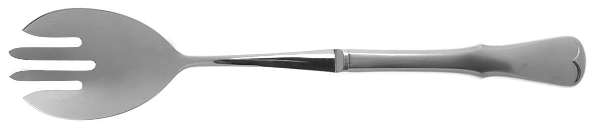 Patrick Henry (Stainless) Hollow Handle Salad Serving Fork by Oneida Silver-1