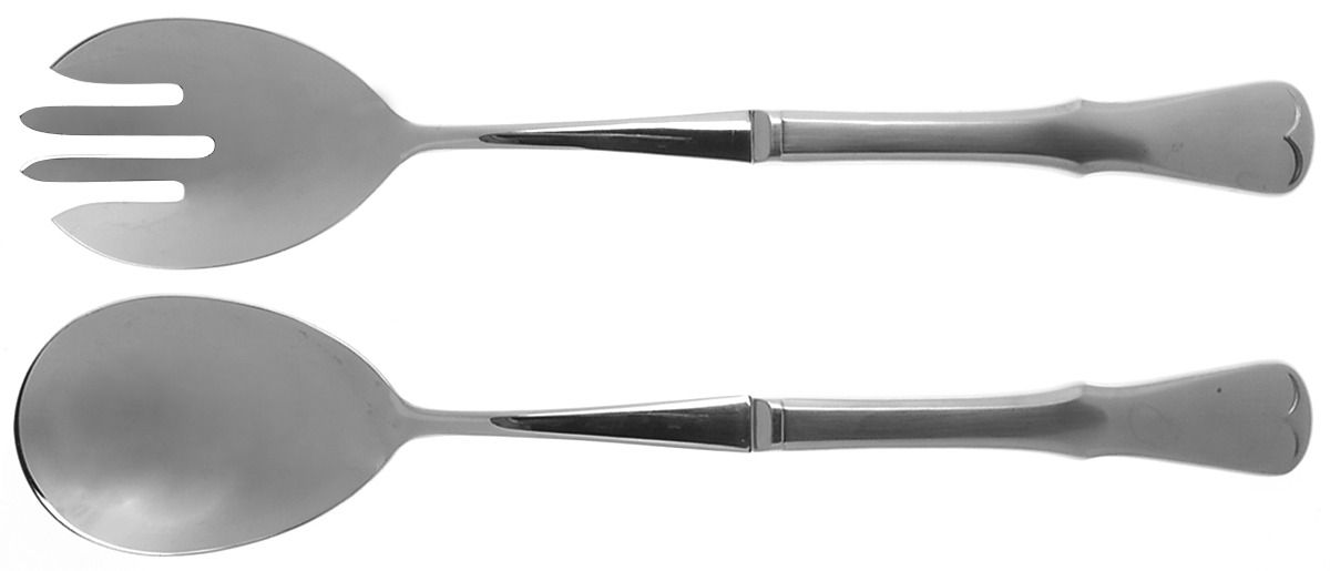 Patrick Henry (Stainless) Hollow Handle 2-Piece Salad Set by Oneida Silver-1
