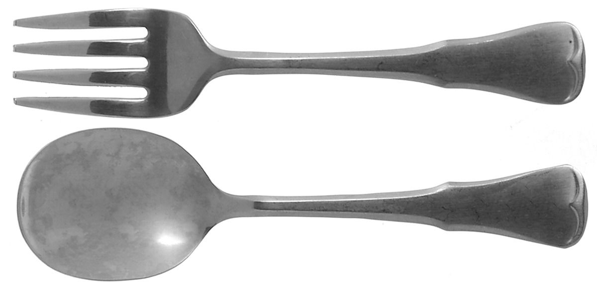 Patrick Henry (Stainless) 2 Pc Baby Set (BF, BS) by Oneida Silver-1