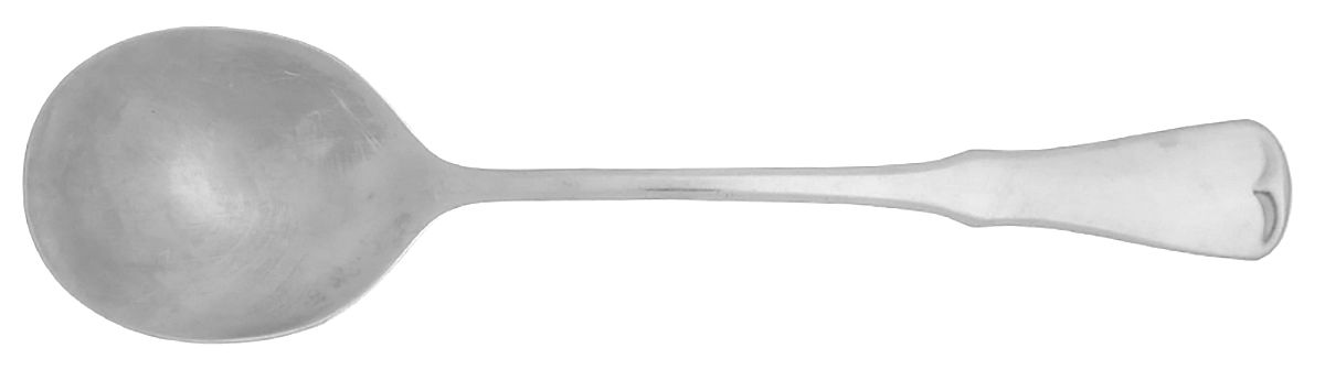 Patrick Henry (Stainless) Round Bowl Soup Spoon (Gumbo) by Oneida Silver-1