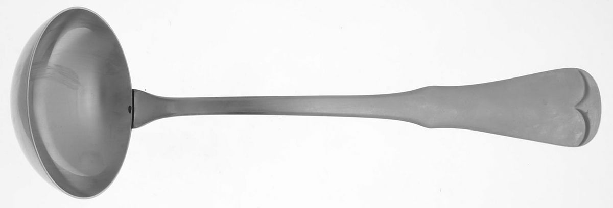 Patrick Henry (Stainless) Solid Soup Ladle by Oneida Silver-1
