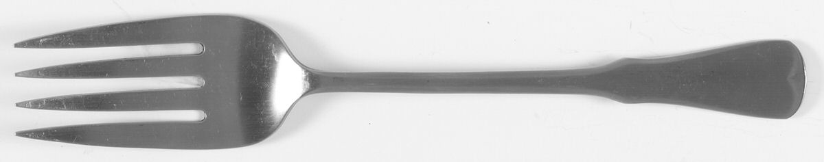 Patrick Henry (Stainless) Medium Solid Cold Meat Serving Fork by Oneida Silver-1