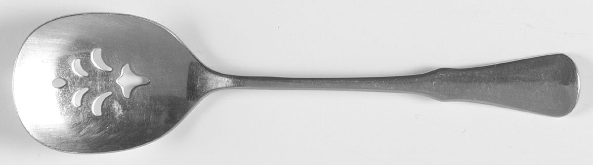 Patrick Henry (Stainless) Large Solid Jelly Server by Oneida Silver-1