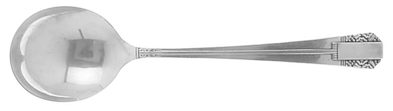 Park Lane (Silverplate, 1936) Round Bowl Soup Spoon (Gumbo) by Oneida Silver-1