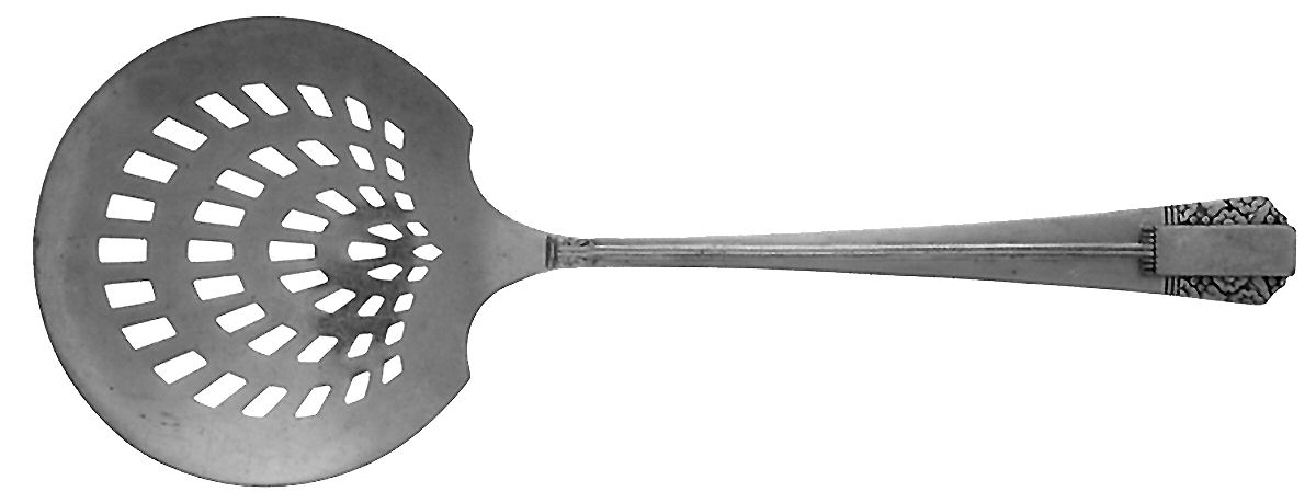 Park Lane (Silverplate, 1936) Tomato Server, Solid Piece by Oneida Silver-1