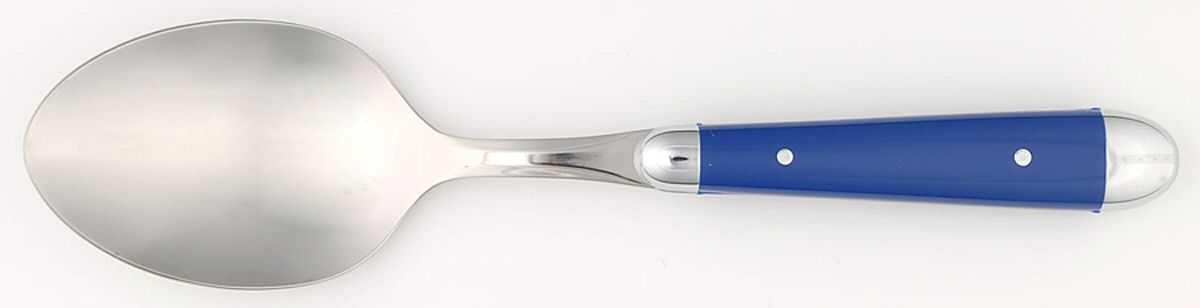 Palette-Cobalt Blue (Stainless) Tablespoon (Serving Spoon) by Oneida Silver-1