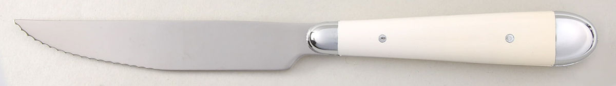 Palette-White (Stainless) Individual Steak Knife Hollow Handle by Oneida Silver-1