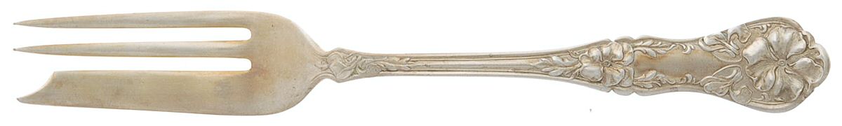 Pansy (Silverplate, 1914) Individual Pie Fork by Oneida Silver-1