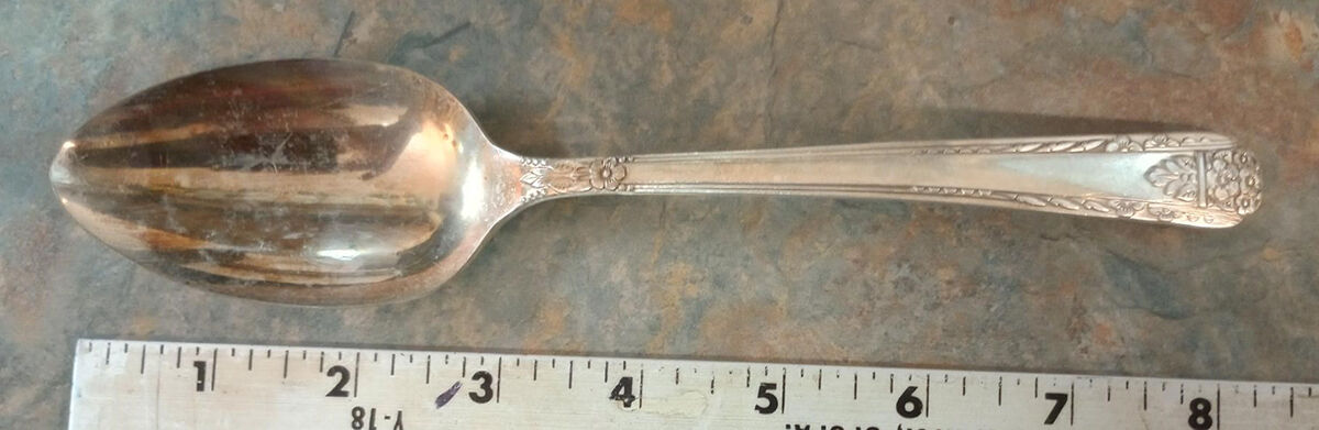 Pandora (Silverplate, 1938) Tablespoon (Serving Spoon) by Oneida Silver-1